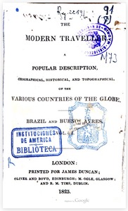 The Modern Traveller: Brazil and Buenos Ayres